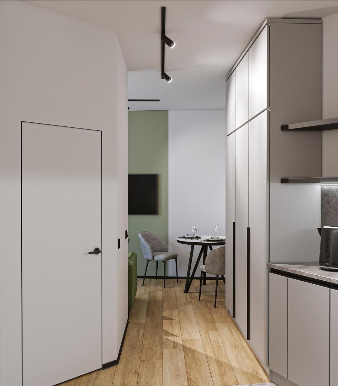 Apartment In The City Center Near The Park Lvov Exteriér fotografie